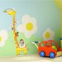 Removable Giraffe Height Wall Sticker Kids Room Decor