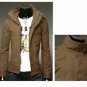 Fashion Korean Collar Coat Slim Washed Jacket