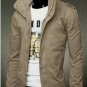Fashion Korean Collar Coat Slim Washed Jacket