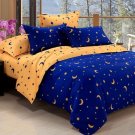 4Pcs Suit Star Moon Cotton Reactive Printed Bedding Sets