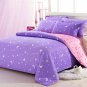4Pcs Suit Star Moon Cotton Reactive Printed Bedding Sets