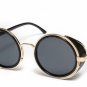 Vintage Steampunk Style 50s Round Glasses Cyber Goggles Sunglasses