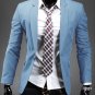 Men Casual Slim Fit One Botton Suits Blazers