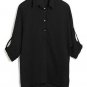 Casual Long Batwing Sleeve Transparent Chiffon Blouse