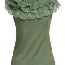 Lace Collar T-shirt