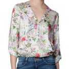 Floral Long Sleeve Shirt New Printing Chiffon Blouse