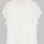 Casual Loose Bead Turn Drown Neck Batwing Sleeve