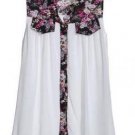 Loose Floral Chiffon Sleeveless Blouse