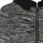 Collar Ruffles Back Zipper Knitted Blouse