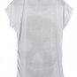 Love Design Long Skull O-neck Short Sleeve Cotton T-shirt