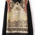 Retro Flower Chiffon Casual Tops
