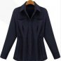 Women Elegant Long Sleeve Lapel Chiffon Blouse