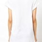 Women O-Neck Graffiti Letters Printed Cotton Short Sleeve T-Shirt