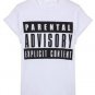 Women O-Neck Graffiti Letters Printed Cotton Short Sleeve T-Shirt