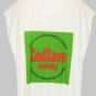 Loose Letters Printed Batwing Sleeve Cotton T-Shirt