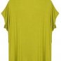 Casual Loose Pattern Printed Batwing Sleeve Cotton T-Shirt