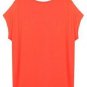 Casual Loose Pattern Printed Batwing Sleeve Cotton T-Shirt