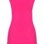Solid Color Render Long Vest Sleeveless Round Collar T-shirt