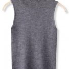 Women Retro Tank Top Sleeveless Knitted Elastic Vest