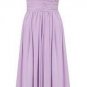 Woman Bohemian Solid Color V-Neck Sleeveless Chiffon Maxi Dress