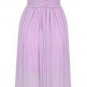 Woman Bohemian Solid Color V-Neck Sleeveless Chiffon Maxi Dress