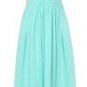 Woman Bohemian Solid Color V-Neck Sleeveless Chiffon Maxi Dress