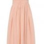Woman Bohemian Solid Color V-Neck Sleeveless Chiffon Maxi Dress