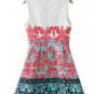 Three-dimensional Print Dress Sleeveless Floral MINI Dress