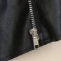 Women Casual Slim PU Jacket Black Zipper Cool Shirt