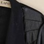 Women Casual Slim PU Jacket Black Zipper Cool Shirt