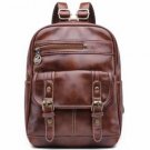 Travel Backpack PU Leather Vintage Women Backpack Shoulder Bags