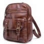 Travel Backpack PU Leather Vintage Women Backpack Shoulder Bags