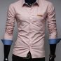 Hot Mens Western Grid Long Sleeves Casual Dress Shirts 4 Colors