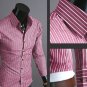 Men's Long-sleeved Striped Shirt Cotton Shirt