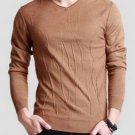 Fashion Casual Wool V-Neck Men Sweater Pullover Knitwear