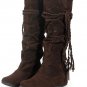 Boho Tassels Flat Women Snow Boots