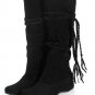 Boho Tassels Flat Women Snow Boots