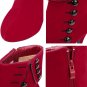 Suede Button Decoration Mid-calf Boots