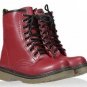 Ladies Lace Up Round Toe Ankle Martin Boots