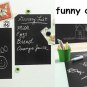 Removable Chalkboard Blackboard Vinyl Wall Sticker with 5 Chalks