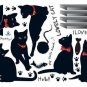 Removable Black Cat Family Wall Sticker Room Bcakground