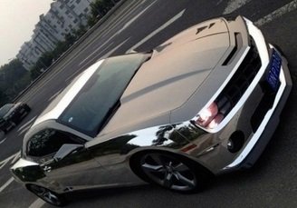 15 x 152cm Auto Sticker Silver Chrome Wrapping Vinyl 5.9"x60"