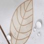 Lucky Leaves Waterproof Polyester Thicker Shower Curtain