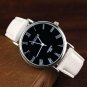PU Band Big Dial Waterproof Quartz Watch