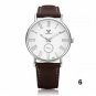 Vintage Thin Dial Blue Glass Waterproof Quartz Watch