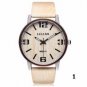 Vintage Big dial Wood Grain Waterproof Quartz Watch