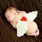 Baby Infant Wing Crochet Costume Photography Prop Clothes