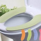 1 Pair Soft Bathroom Toilet Seat Cover Washable Closestool Mat