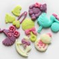 Baby Pram Bear Carrousel Silicone Fondant Cake Mold