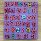 DIY Silicone Letters And Numbers Cake Mould Fondant Soap Mould